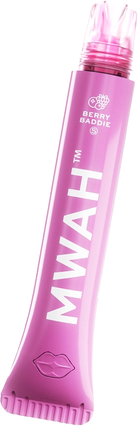 Mwah Berry Baddie 1G disposable lip gloss vape pen