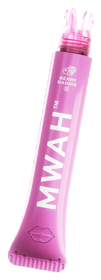Mwah Berry Baddie 1G disposable lip gloss vape pen