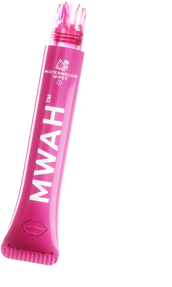 Mwah Watermelon Wifey 1G disposable lip gloss vape pen
